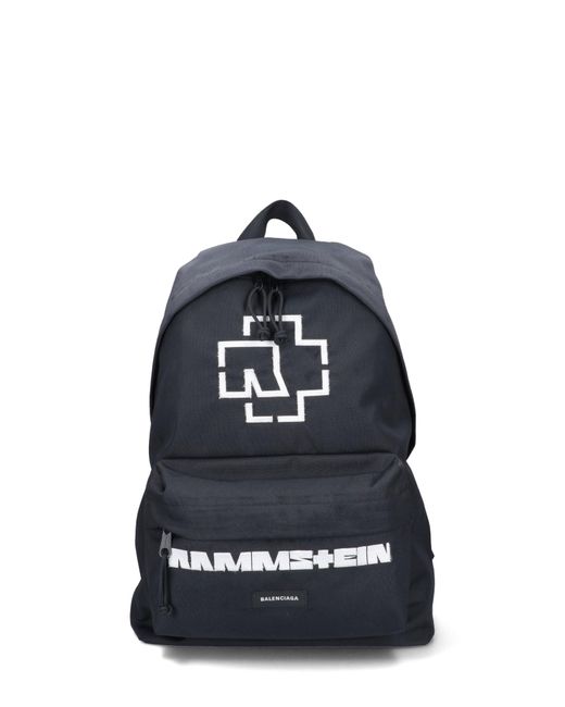 Balenciaga Synthetic Rammstein Explorer Xxl Backpack in Black for Men