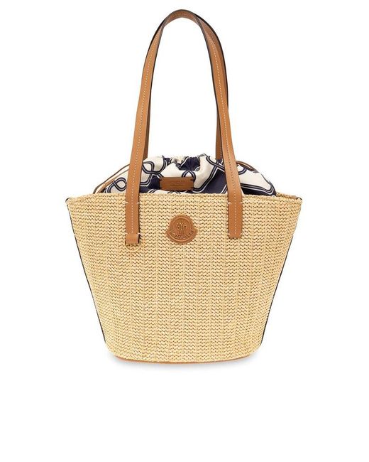 Moncler Natural Shopper Type Bag,