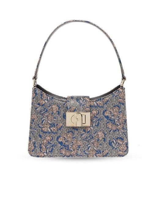 Furla Blue ‘1927 Small’ Shoulder Bag