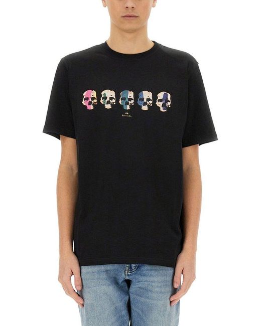 Paul Smith Black Regular Fit Tshirt for men