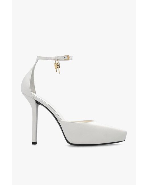 Givenchy White Pumps With Logo