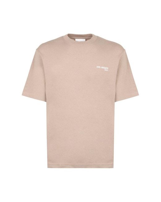 Axel Arigato Pink Legacy Logo Printed T-shirt for men