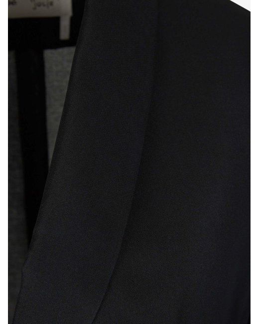 Chloé Black X Atelier Jolie Long Silk Coat