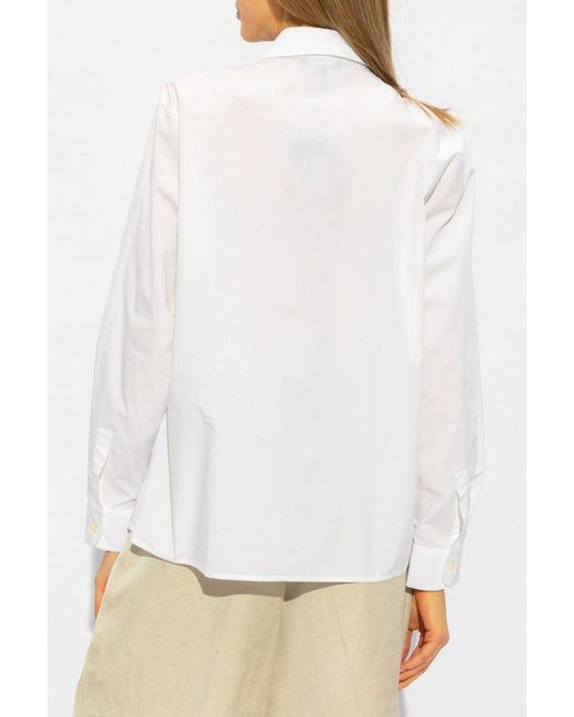 Emporio Armani White Cotton Shirt,