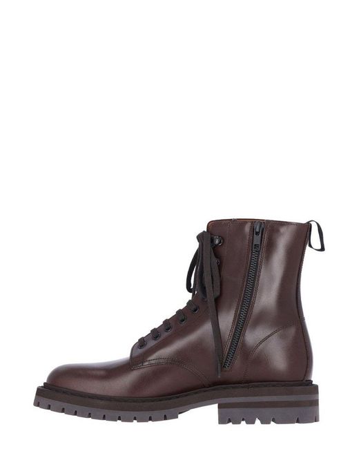 Common Projects Brown Lace-up Ankle Boots for men