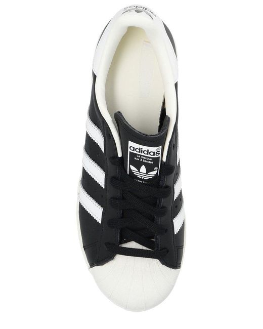 Adidas Originals Black 'superstar 82' Sneakers, for men
