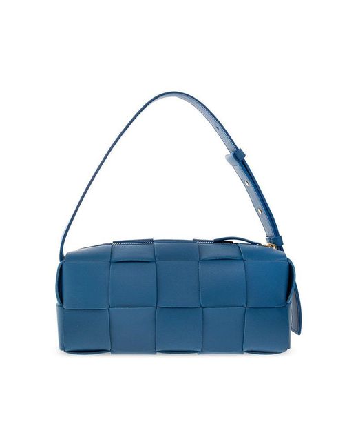 Bottega Veneta Blue ‘Brick Cassette Small’ Shoulder Bag