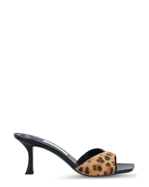 Jimmy Choo Multicolor Skye Square Toe Heeled Sandals