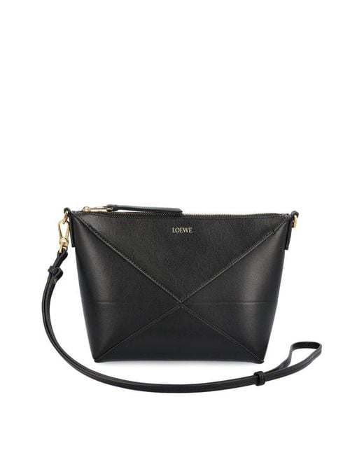 Loewe Black Puzzle Fold Pouch