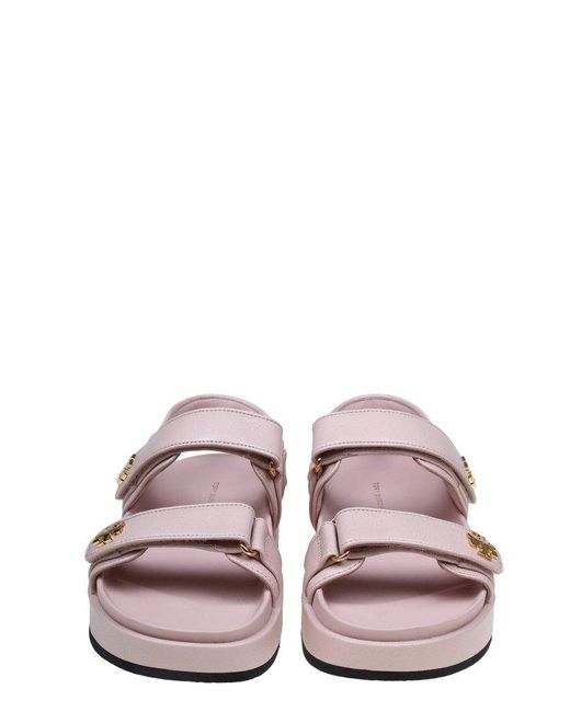Tory Burch Pink Kira Leather Sandals