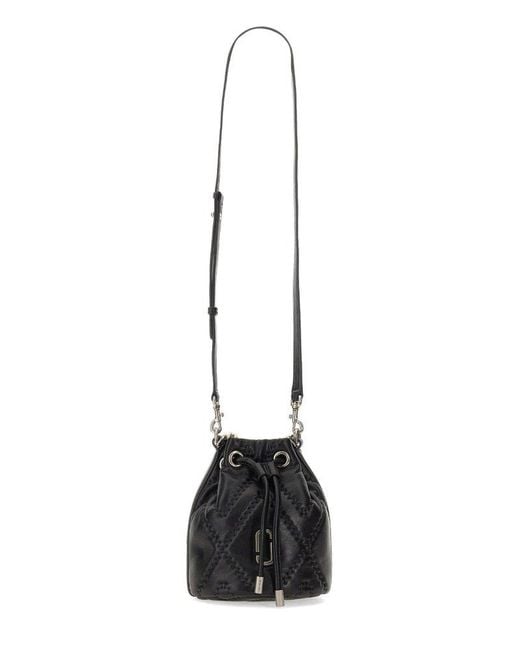 Marc Jacobs Black The Quilted Leather J Marc Bucket Bag