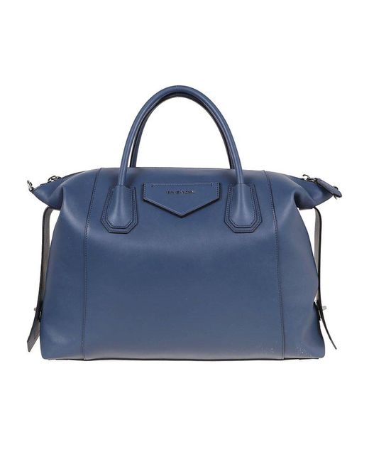 Givenchy Blue Antigona Medium Soft Tote Bag