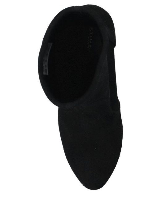 Stuart Weitzman Black Yuliana Ankle Boots