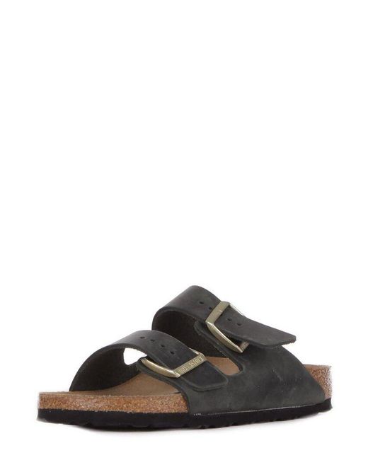 Birkenstock Black Arizona Double Buckle Sandals