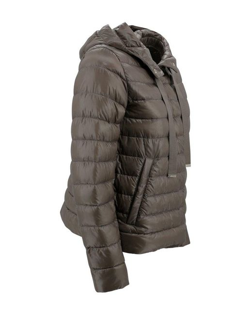 【送料&関税込】Herno Quilted Hooded Drawstring Puffer Jacke Herno - Hooded Puffer Jacket
