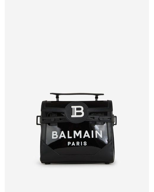 Balmain Black B -buzz 23 Logo Printed Tote Bag