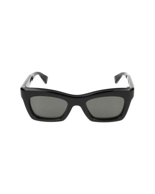 Gucci Black Cat Eye Frame Sunglasses