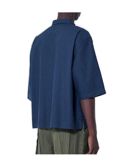 Vans Blue Otw Pavilion Pleated Top for men