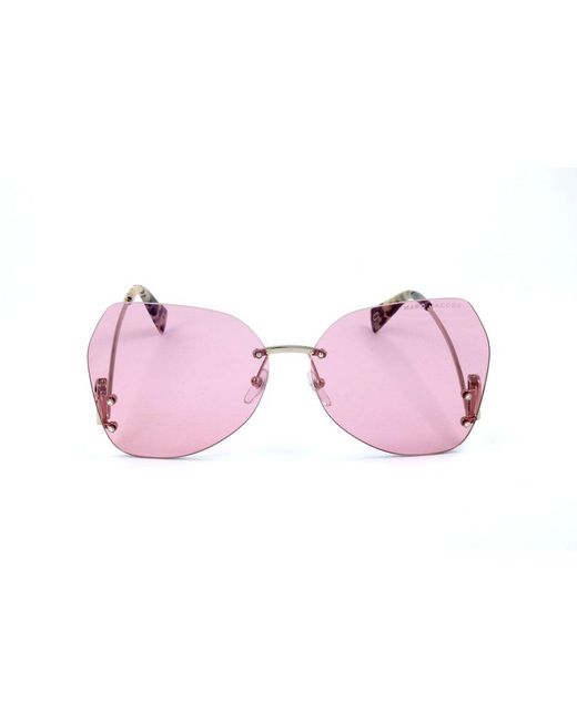 Marc Jacobs Pink Rimless Sunglasses