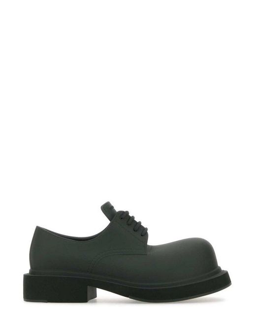 Balenciaga Green Steroid Derby Shoes for men