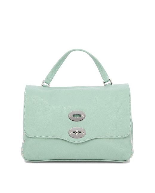 Zanellato Green Postina S Daily Foldover Top Handbag