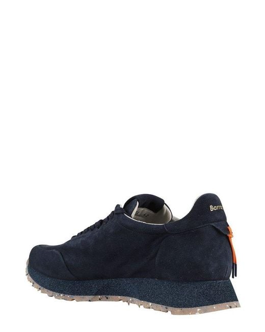 Barracuda Blue Lace-Up Sneakers for men