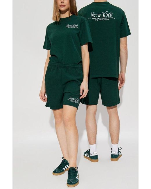Sporty & Rich Green T-Shirt From The Preppy Collection