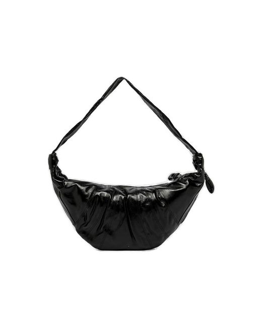 Lemaire Black Croissant Curve-edge Shoulder Bag