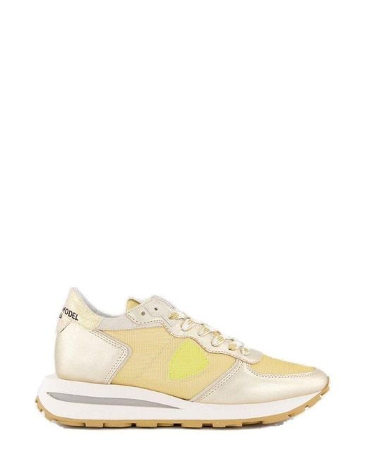 Philippe Model Natural Tropez Haute Lace-Up Sneakers