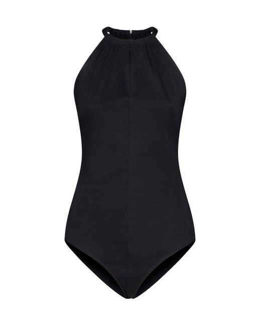 Wolford Blue Halter Neck Top