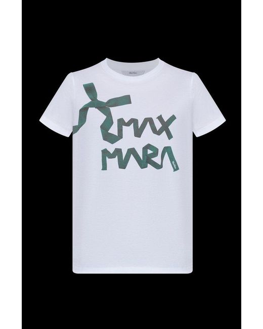 Max Mara Black Calcio Crewneck T-Shirt