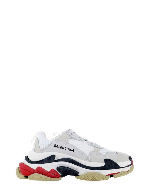 balenciaga triple s sneakers white