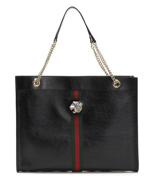 Gucci Black 'rajah' Shoulder Bag