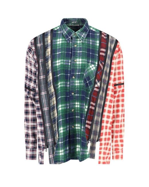 Needles Green '7 Cuts' Shirt for men