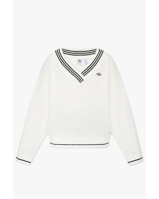 Adidas Originals White Sweater