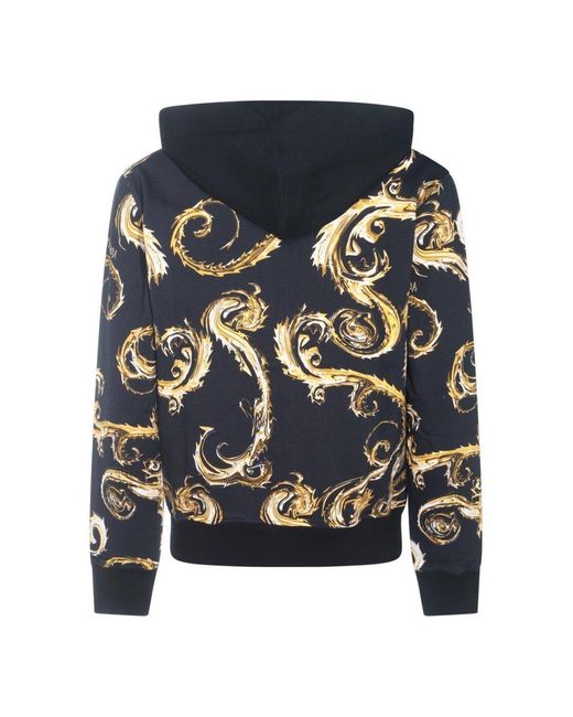 Blasone barocco print hoodie hotsell