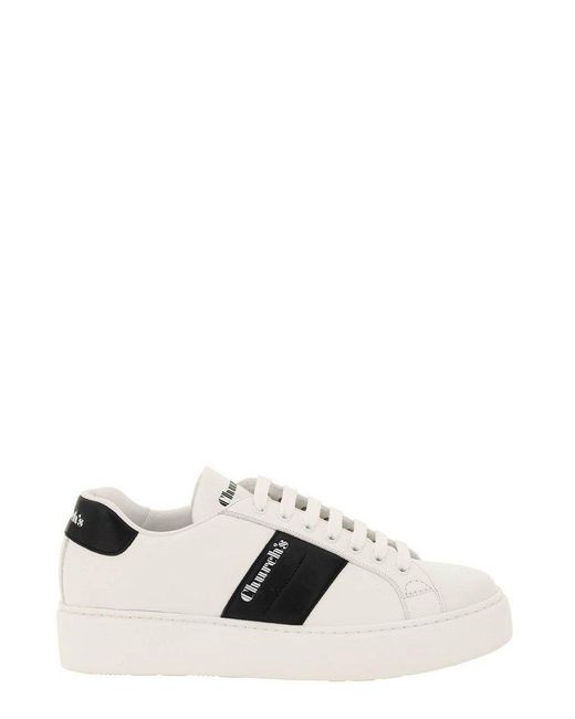 Church's Leather Logo Embossed Low-top Sneakers in White for Men - Lyst