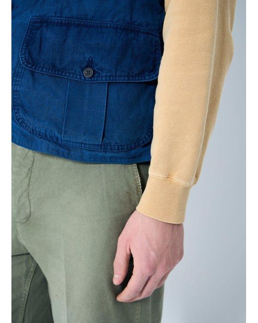 Visvim Blue Gusto Down Gilet for men
