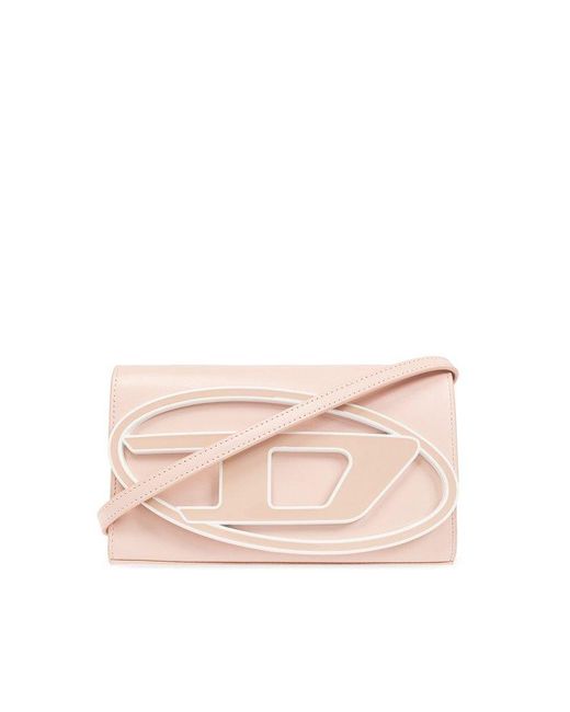 DIESEL Pink '1dr' Strapped Wallet,