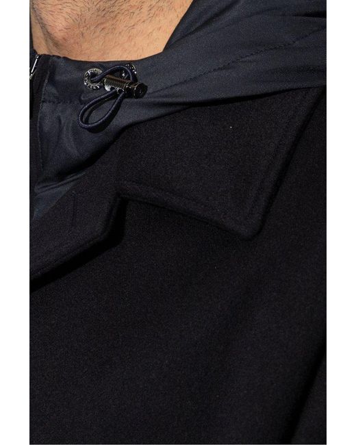 Dolce & Gabbana Blue Coat With Internal Vest, for men
