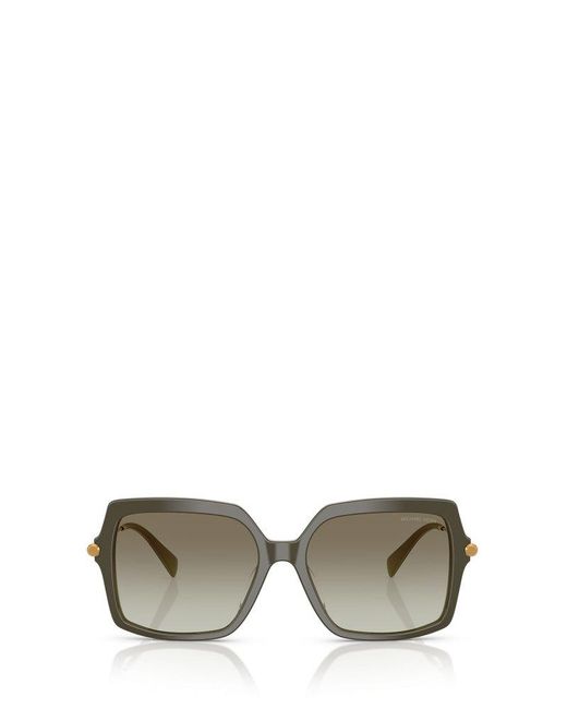 Michael Kors Metallic Quogue Square Frame Sunglasses