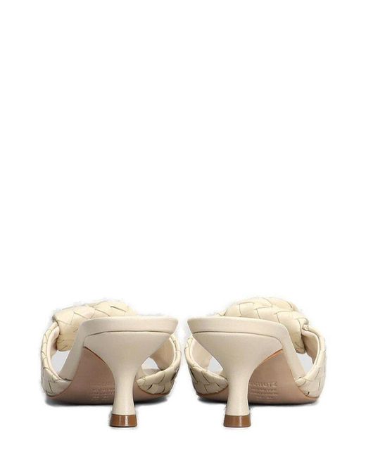 SCHUTZ SHOES Natural Knot Detail Slipper Mules