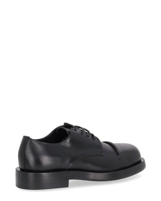Ann Demeulemeester Black Dex Pintuck Derby Shoes