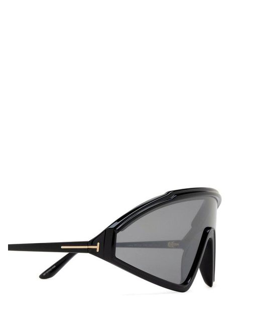 Tom Ford Black Lorna Shield Frame Sunglasses for men