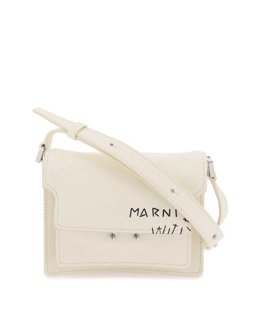 Marni Natural Mini Soft Trunk Shoulder Bag for men