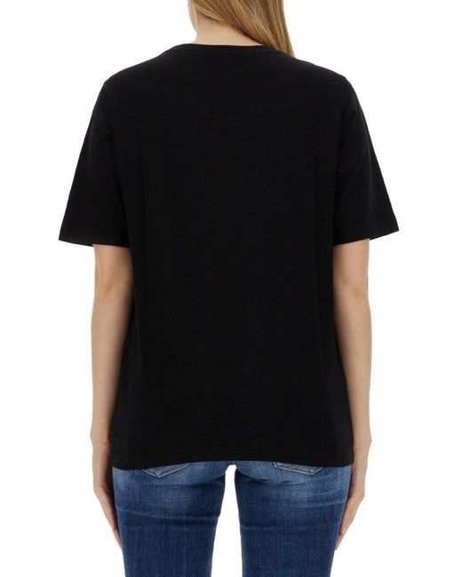 DSquared² Black T-shirt With Logo