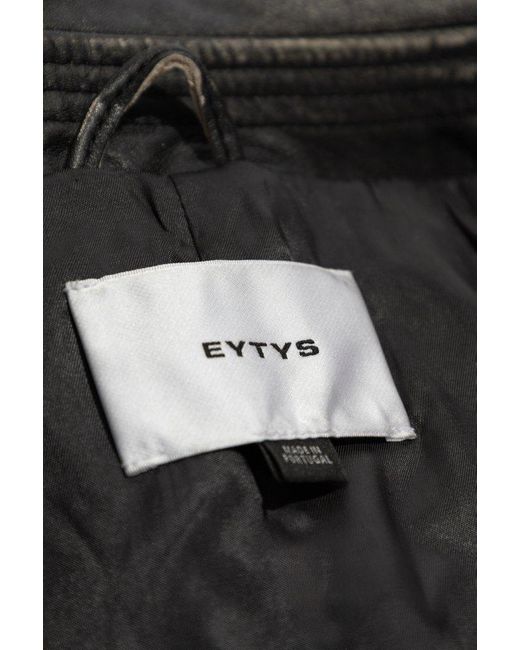 Eytys Black Distressed Long-sleeved Jacket