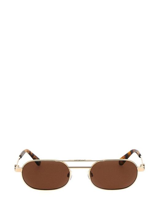 Off-White c/o Virgil Abloh Brown Off- 'Vaiden' Sunglasses