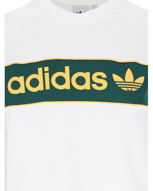 Adidas Originals Green Logo T-shirt for men