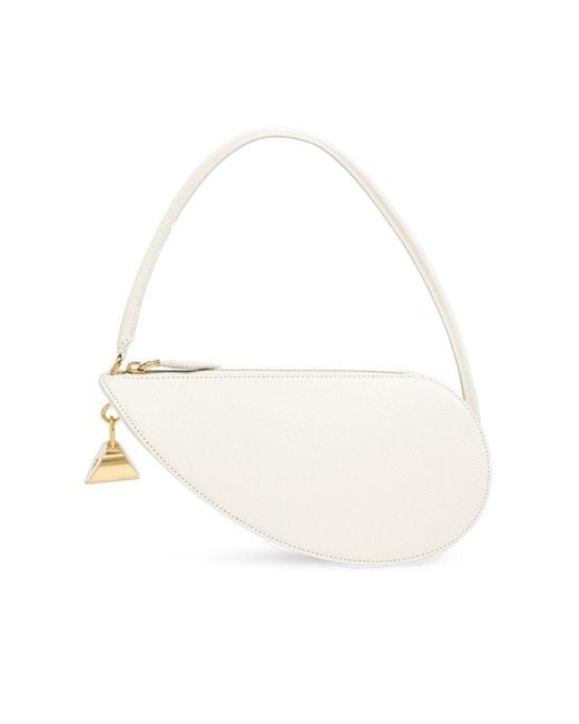 Alaïa White Shoulder Bag S Le Demi-Coeur